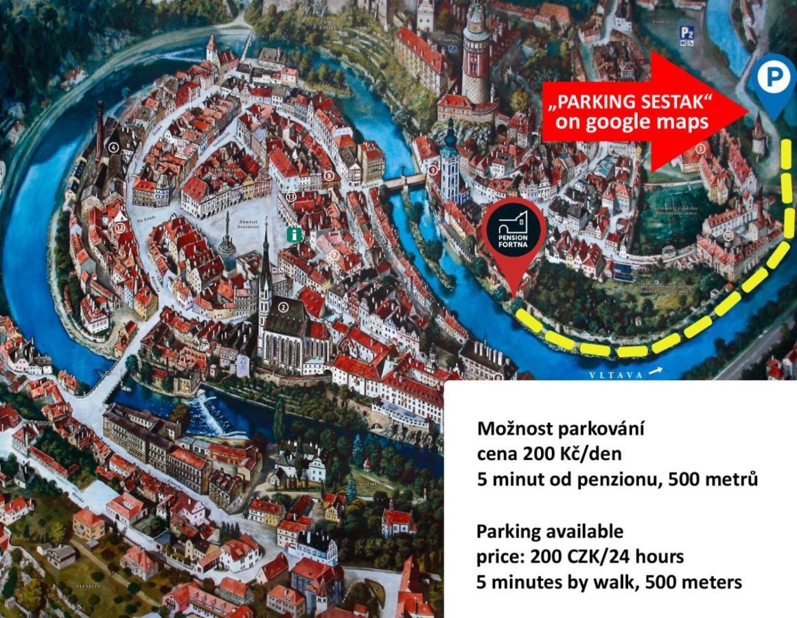Pension Fortna Český Krumlov 外观 照片